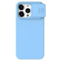 Nillkin CamShield Silky Silikónový Kryt pre Apple iPhone 15 Pro, Modrý