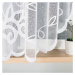 Biela žakarová záclona EVELINA 300x160 cm