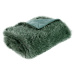 Mäkká huňatá zelená deka TIFFANY 170x210 cm