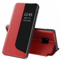 Huawei P30 Pro, bočné otváracie puzdro, stojan s indikátorom hovoru, Wooze FashionBook, červená