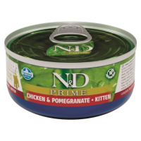 N&D CAT PRIME CHICKEN & POMEGRANATE KITTEN 70 GR