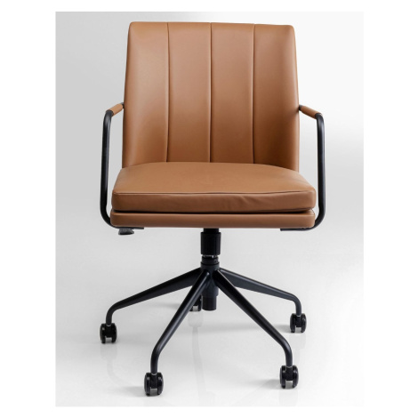 Hnedá kancelárske kreslá