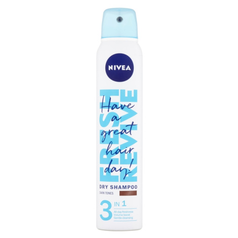 NIVEA Fresh Revive Suchý šampón pre tmavé vlasy 200 ml