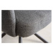LuxD 26744 Dizajnová otočná stolička Maddison tmavosivá