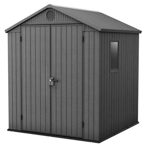 Záhradný domček Keter Darwin 6 x 6 šedý, s podlahou