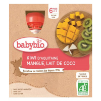 Babybio Pyré kiwi mango kokosové mlieko 4 x 90 g