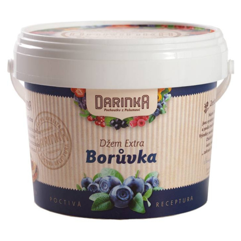 Darinka džem s extra ovocím Čučoriedky 1 kg