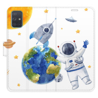 Flipové puzdro iSaprio - Space 06 - Samsung Galaxy A71
