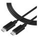 Tactical Smooth Thread Cable USB-C/USB-C 0,3m čierny