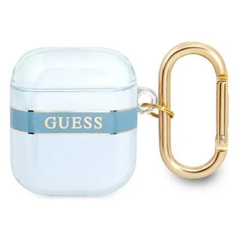 Obal Guess  GUA2HHTSB AirPods cover blue Strap Collection (GUA2HHTSB)