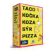 Albi Taco, kočka, koza, syr, pizza