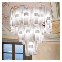 Slamp La Lollo XL závesné LED svetlo Ø 80 cm biela