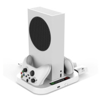 iPega XBS012 multifunkčný nabíjací stojan s chladením pre Xbox series S + 2ks batérií
