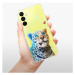 Odolné silikónové puzdro iSaprio - Leopard With Butterfly - Samsung Galaxy A15 / A15 5G