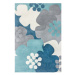 Kusový koberec Zest Retro Floral Blue - 120x170 cm Flair Rugs koberce