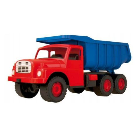 Auto Tatra 148 73cm v krabici - červená kabína modrá korba