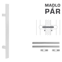 FT - MADLO kód 841S 40x10 mm UN 600 mm 40x10 mm 800 mm, biela matná