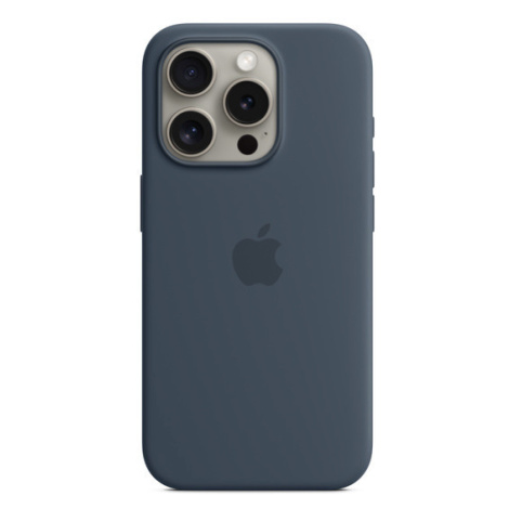 iPhone 15 ProMax Silicone Case MS - Storm Blue