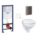 Závesný wc set do ľahkých stien / predstenová montáž Grohe Bau Ceramic SIKOGRSBAUSCAL0