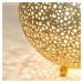Stolná lampa Lily Piccolo, Ø 33 cm, zlatá