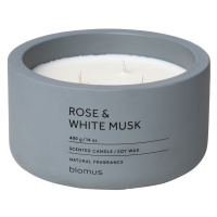 Vonná  sójová sviečka doba horenia 25 h Fraga: Rose and White Musk – Blomus