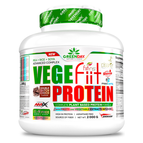 GREENDAY Vege-fiit protein peanut choco caramel 2000 g