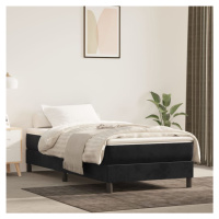 vidaXL Rám na boxspring posteľ čierny 100x200 cm zamat