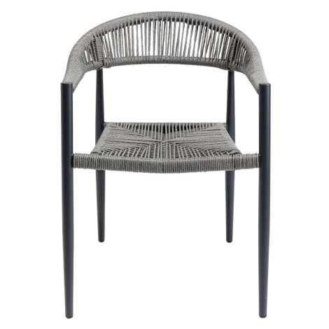 Palma stolička s opierkami sivá Kare Design