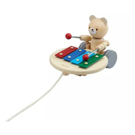 PlanToys PlanToys Ťahací medveď s xylofónom