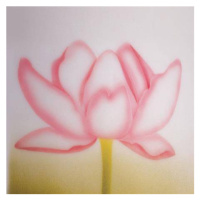 Stencil pre airbrush lotos - Martellato