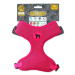 Postroj Active Dog Mellow XS ružový 1,5x30-40cm