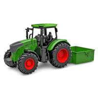 Kids Globe traktor zelený so sklápačkou voľný chod 27,5cm