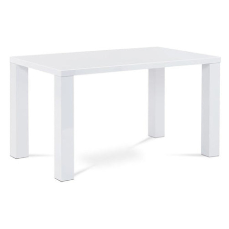 Jedálenský stôl Agil 135x76x80 cm (biela)