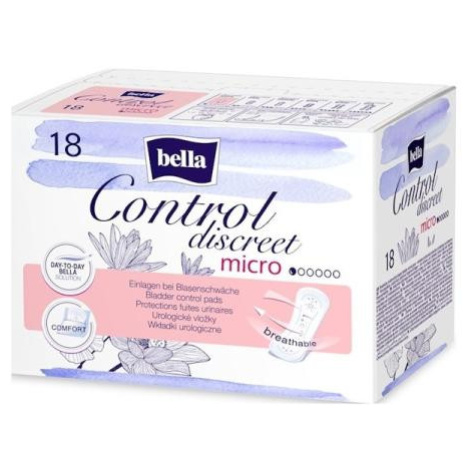 BELLA Inkontinenčné vložky Control Discreet Micro á 18 ks