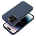 Leather Mag Cover for IPHONE 15 indigo blue