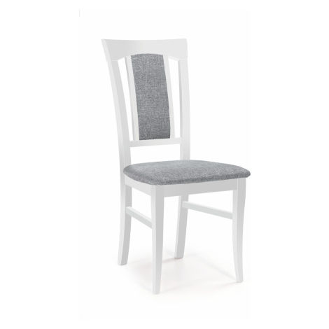 HALMAR Konrad jedálenská stolička biela / sivá