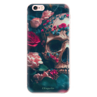 Odolné silikónové puzdro iSaprio - Skull in Roses - iPhone 6 Plus/6S Plus
