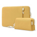 Tomtoc puzdro Lady Sleeve with Pouch pre Macbook Pro 14" 2021 - Cheese Yellow