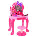 mamido  Detský toaletný stolík s príslušenstvom ružový