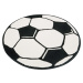 Dětský kusový koberec Prime Pile Fussball 100015 - 150x150 (průměr) kruh cm Hanse Home Collectio