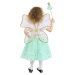 Detský kostým tutu sukne zelená víla s paličkou a krídlami