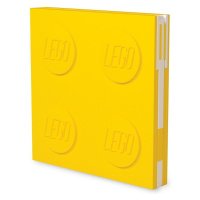 LEGO® Zápisník s gelovým perem jako klipem - žlutý