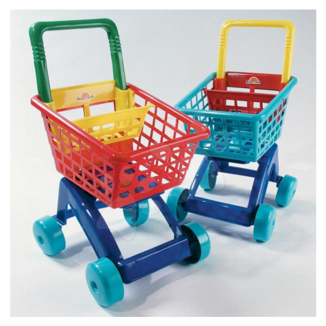 Dohány detský nákupný vozík 5022 modrý / červený DOHÁNY