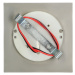 Schodiskové LED svietidlo TRACO 12V 1,5W, 30lm, 3000K, strieborné (ORNO)