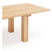 Jedálenský stôl s doskou z borovicového dreva 100x260 cm Banda – Teulat