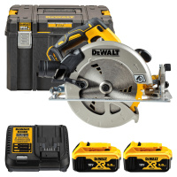 DEWALT 18V XR Aku kotúčová píla 184 mm, 2x 5,0 Ah DCS570P2-QW