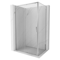 MEXEN/S - Exo sprchovací kút, posuvné dvere 135 x 95, transparent, chróm 8151-135-095-01-00