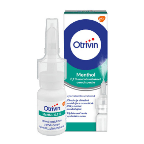 OTRIVIN Menthol nosový sprej na upchatý nos 10 ml