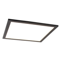 Stropné svietidlo čierne 40 cm vrátane LED s diaľkovým ovládaním - Liv