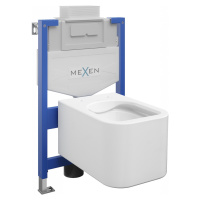 MEXEN/S - WC predstenová inštalačná sada Fenix XS-U s misou WC Elis, biela 6853391XX00